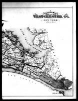 Westchester County Outline Map Right